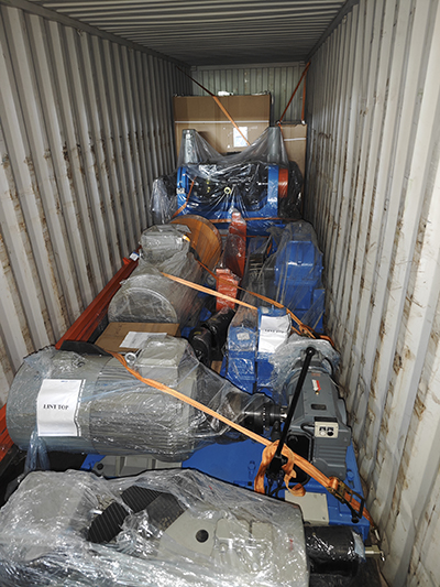 The cable equipment purchased by Lebanon Customer for Power Cable has been delivered again (1)