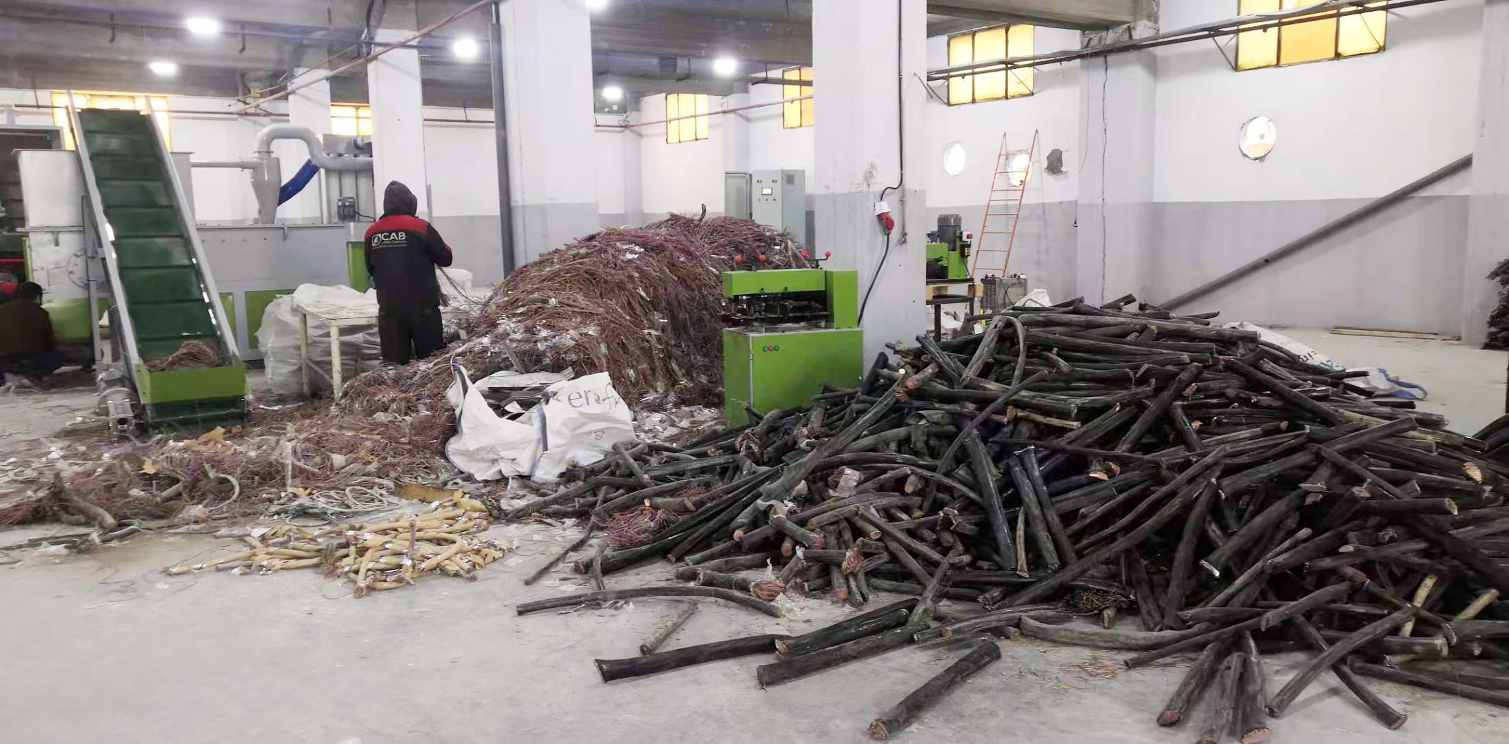 máquina de reciclagem de fio de cobre